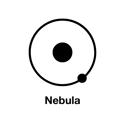 Nebula Logo  Black with Word